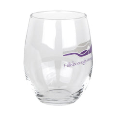 IDP-GW03-2 | 15 oz. Imported Stemless Wine Glass (2 Color Imprint)