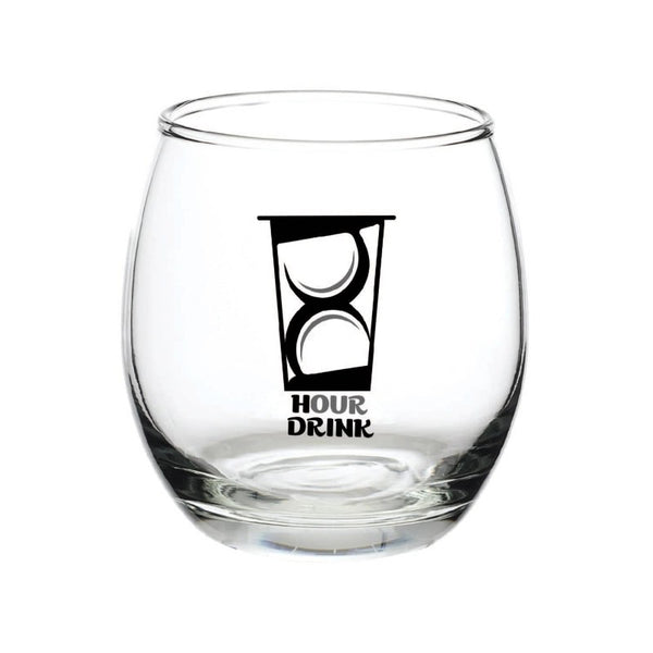 IDP-GW11-2 | 11.5 oz. Mikonos Stemless Wine Glass (2 Color Imprint)
