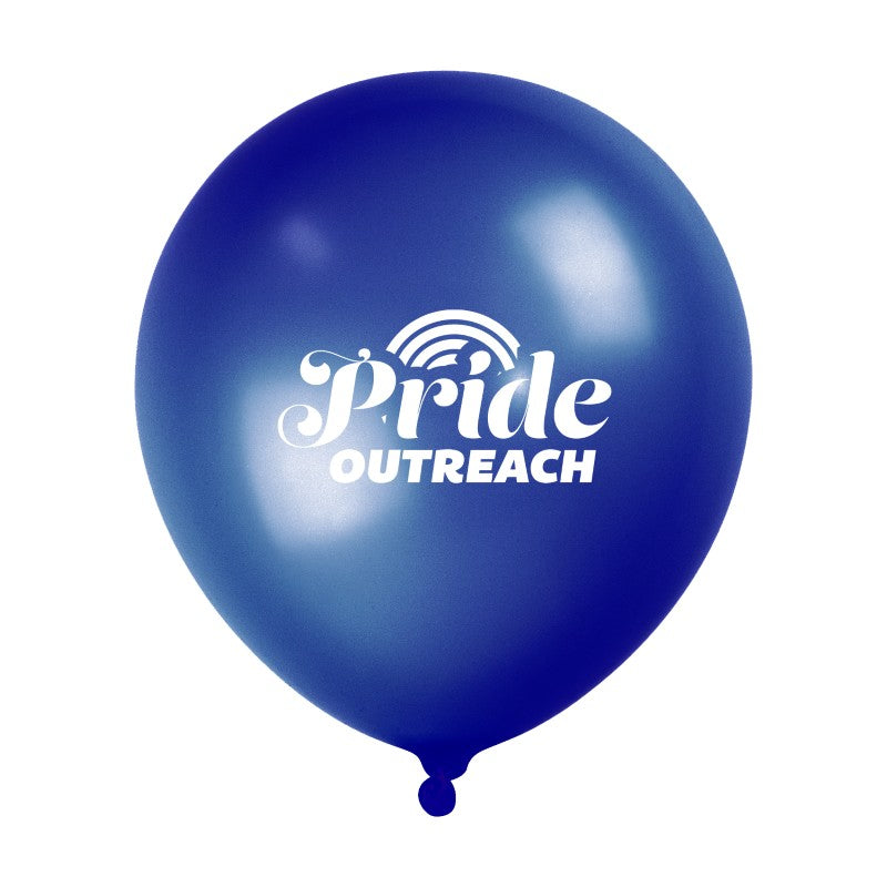 IDP-LB9C-1 | 9" Chrome Latex Balloon (1 Color Imprint)