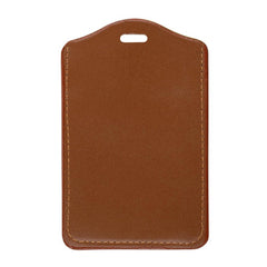 IDP-LVBH | Faux Leather Premium Badge Holder (Vertical)