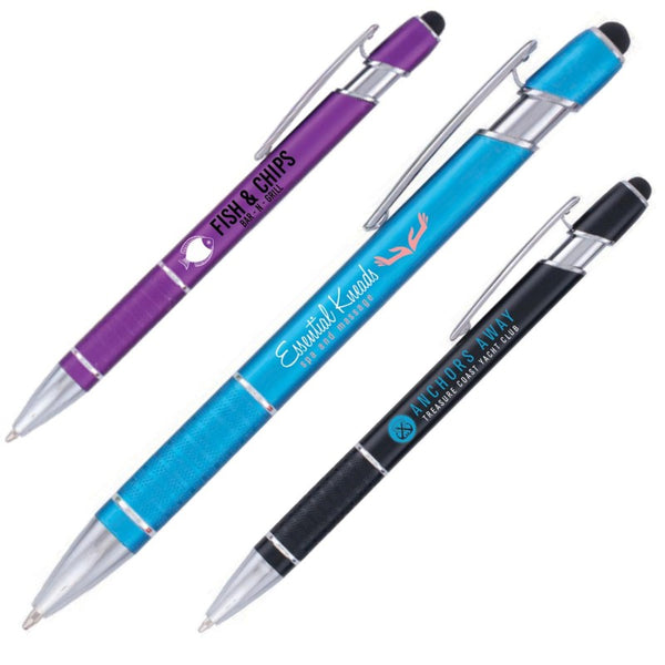 IDP-LYA-C | Vector Stylus Metal Pen (Full Color Imprint)