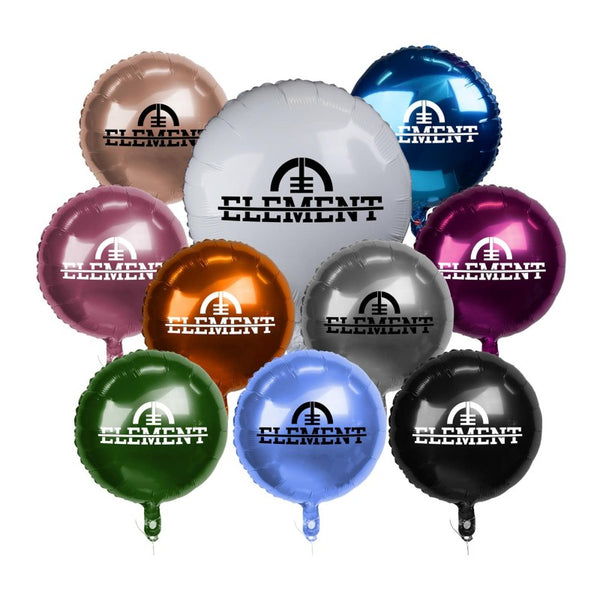 IDP-MBCR-1 | 18" Circle-Shaped Mylar Balloon (1 Color Imprint)
