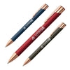 IDP-MRQ | Leo Softy Rose Gold Metal Pen (Engraved Imprint)