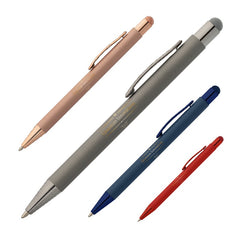 IDP-MSR-C | Iggy Softy Monochrome Metal Pen with Stylus (Full Color Imprint)