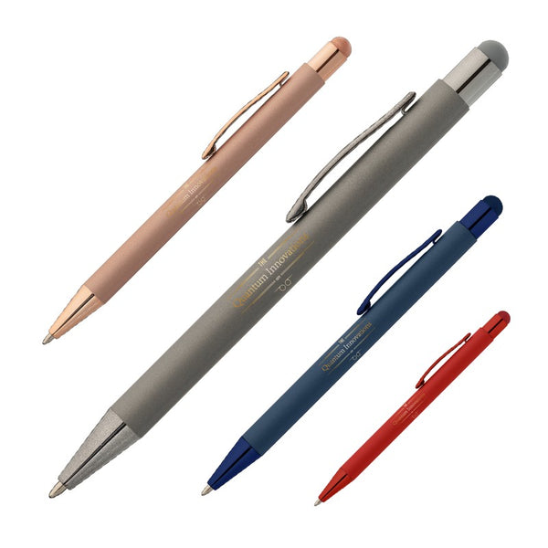 IDP-MSR-C | Iggy Softy Monochrome Metal Pen with Stylus (Full Color Imprint)