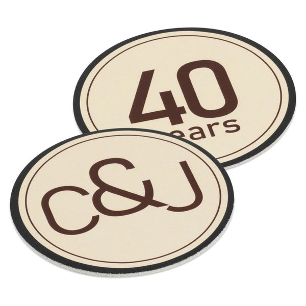 IDP-PBC-2-45 | 4.5" Pulpboard Circle Coaster (Full Color on Both Sides)