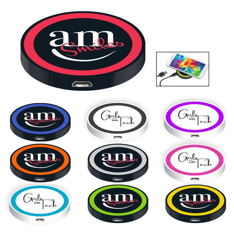 IDP-QIW | Qi Wireless Puck Smartphone Charging Pad