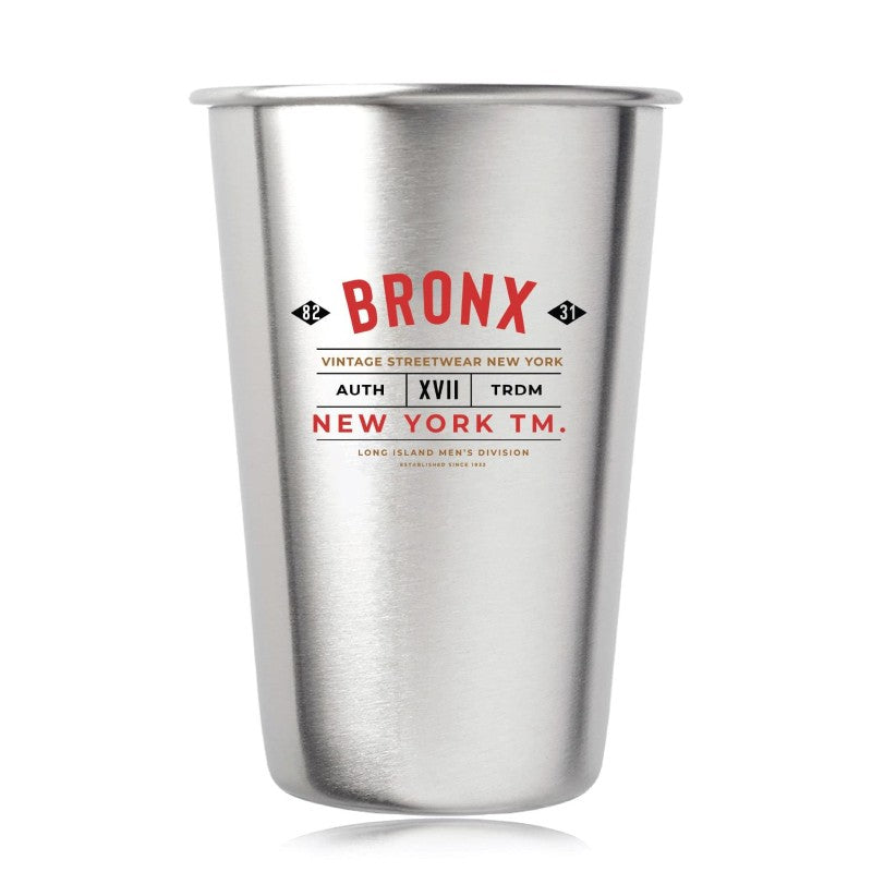 IDP-SSM-F | 16 oz. Stainless Steel Mixing Glass (Full Color Imprint)