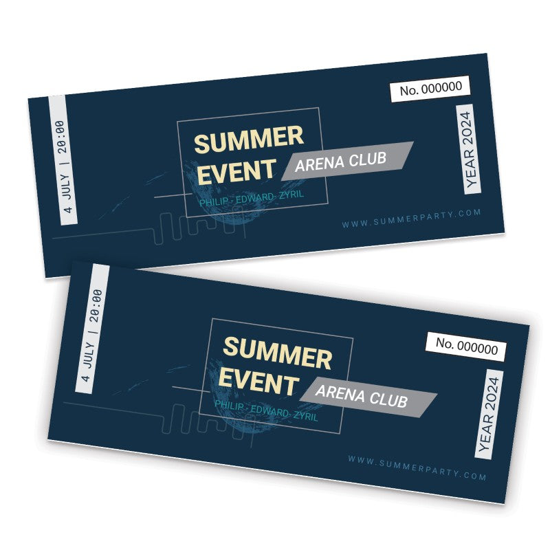 IDP-TKT-SN | Sequential Numbering Event Ticket