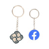KC-1-125 | 1.25" Soft Enamel Keychain (1 Sided)