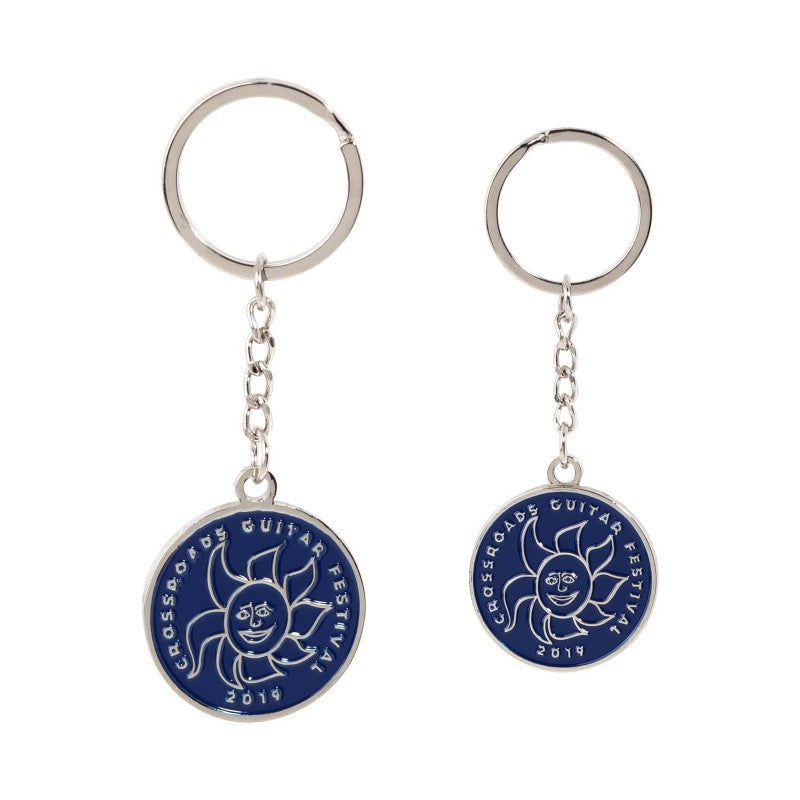 KC-2-125 | 1.25" Soft Enamel Keychain (2 Sided)