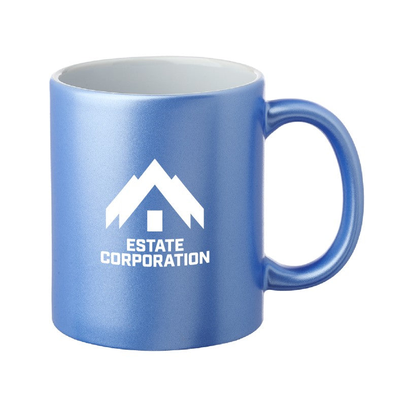 MCCM-1 | 11 oz. Metallic Custom Mug (1 Color Imprint)