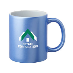 MCCM-2 | 11 oz. Metallic Custom Mug (2 Color Imprint)