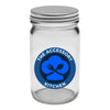 MJSC8-F | 8 oz. Mason Jar Storage Container (Full Color Imprint)