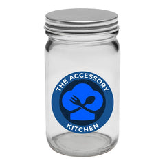 MJSC8-F | 8 oz. Mason Jar Storage Container (Full Color Imprint)