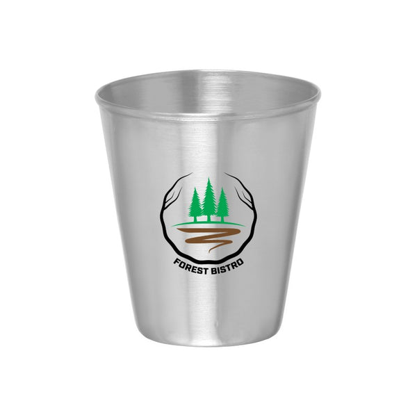 MSG-F | 2.5 oz. Metal Shooter Shot Glass (Full Color Imprint)