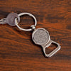 O-PCB | Circle Shaped Chrome Bottle Opener Key Tag