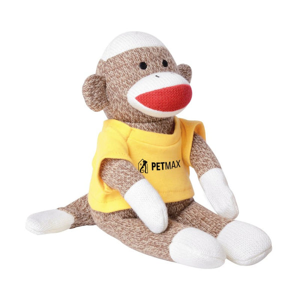 PLUSH23 | 11" Chelsea Teddy Bear™ Plush (Rockford the Sock Monkey)