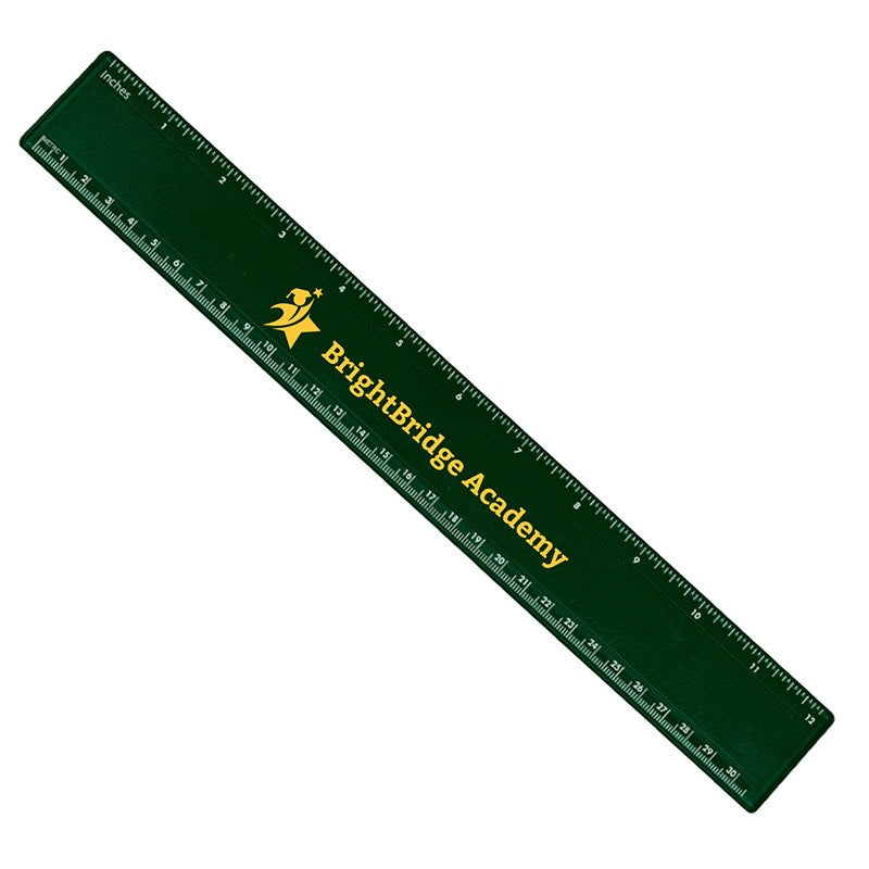 PMR12 | Pro Mark 12" Ruler (1 Color Imprint)