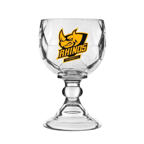 SBGC21-2 | 21 oz. Soccer Bottomed Glass Chalice (2 Color Imprint)