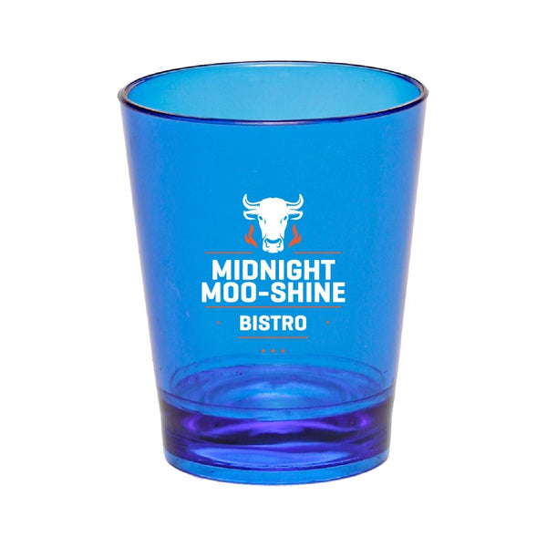 SGQS-2 | 1.5 oz. QuickSip Translucent Plastic Shot Glass (2 Color Imprint)