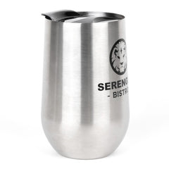 SS14-2 | 14 oz. Buzzed Stainless Steel Coffee Mug (2 Color Imprint)
