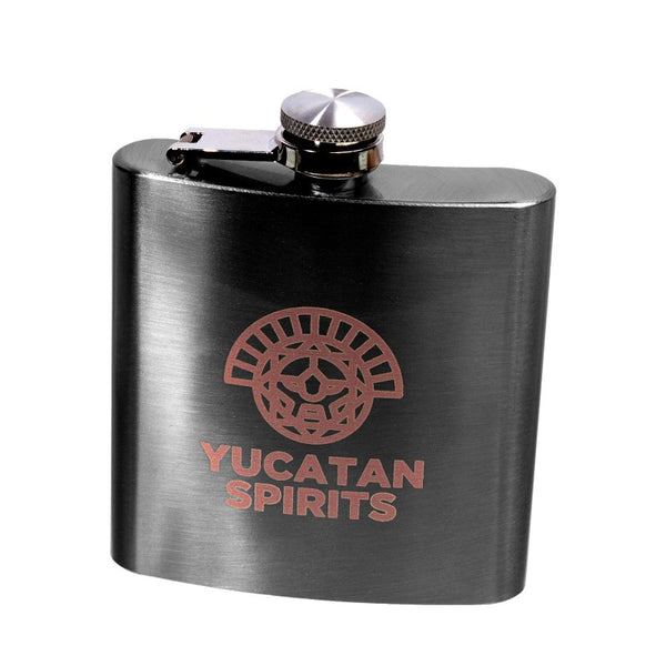 SS6-1 | 6 oz. Lazio Stainless Steel Hip Flask (1 Color Imprint)