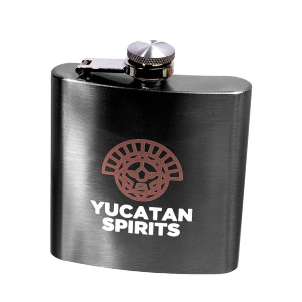 SS6-2 | 6 oz. Lazio Stainless Steel Hip Flask (2 Color Imprint)