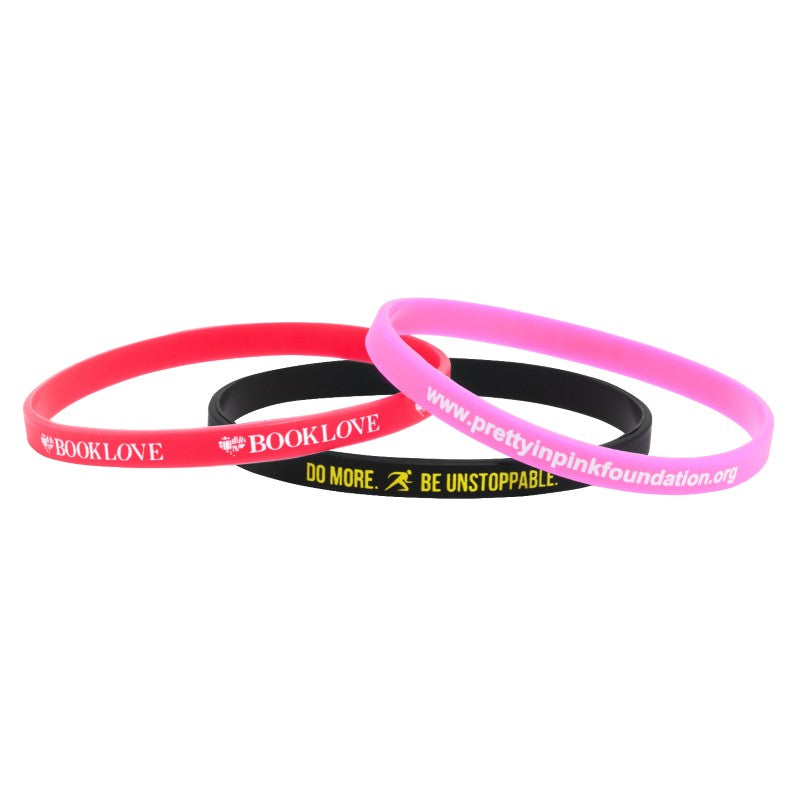 SSR-14 | 1/4" Rush Silk-Screened Silicone Wristband