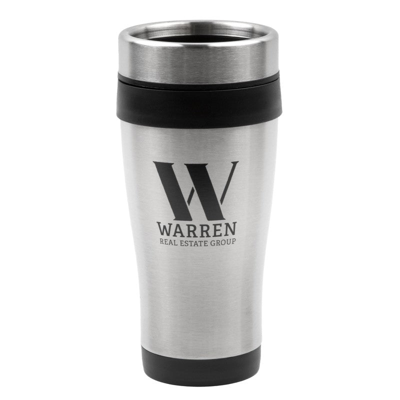 ST16-1 | 16 oz. Grab-n-Go Insulated Stainless Steel Mug (1 Color Imprint)