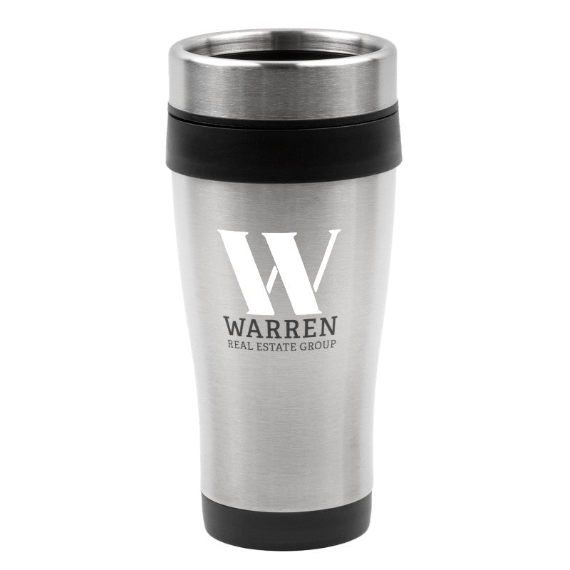 ST16-2 | 16 oz. Grab-n-Go Insulated Stainless Steel Mug (2 Color Imprint)