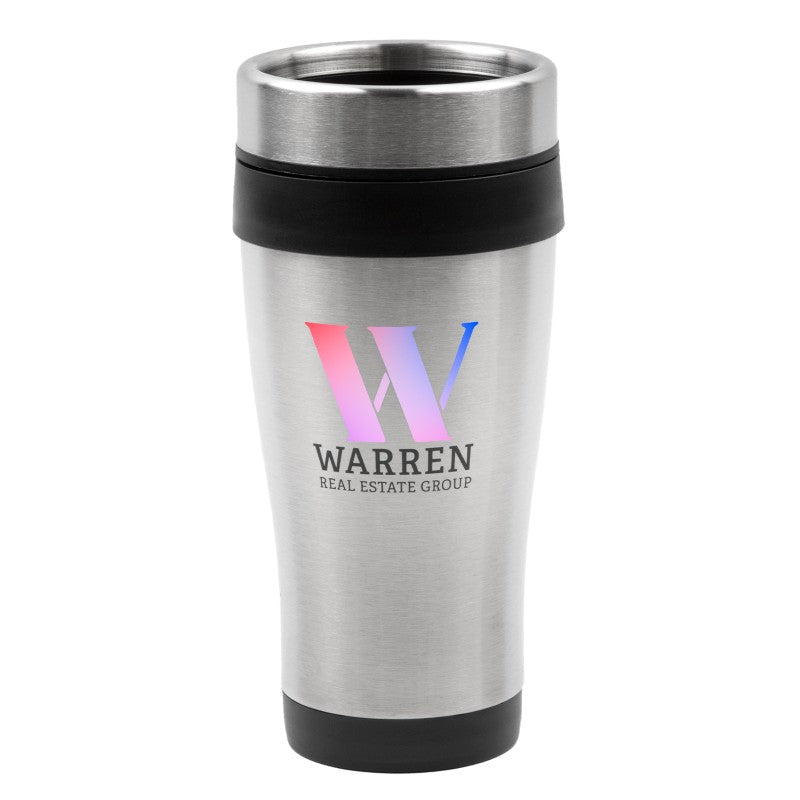 ST16-F | 16 oz. Grab-n-Go Insulated Stainless Steel Mug (Full Color Imprint)