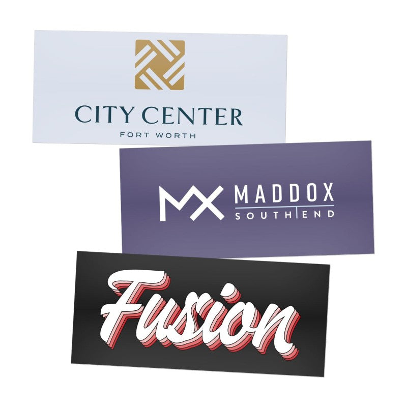 STRT-4X9 | 4" x 9" Rectangle Sticker
