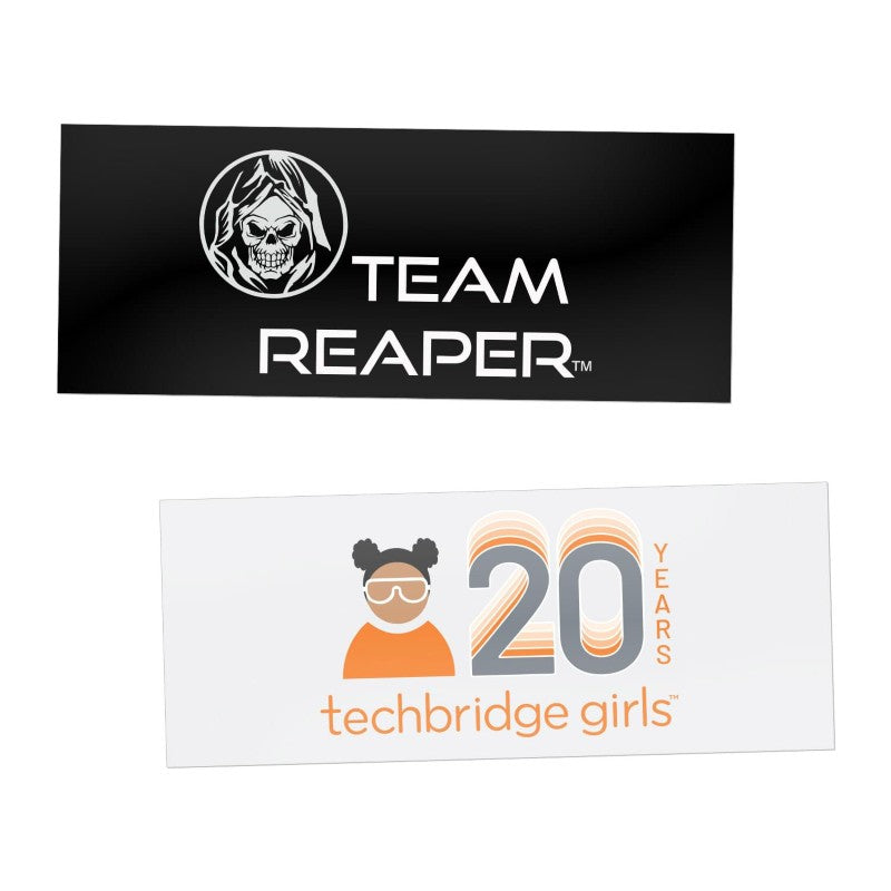 STWP-RT-4X10 | 4" x 10" Rectangle Water-Resistant Sticker