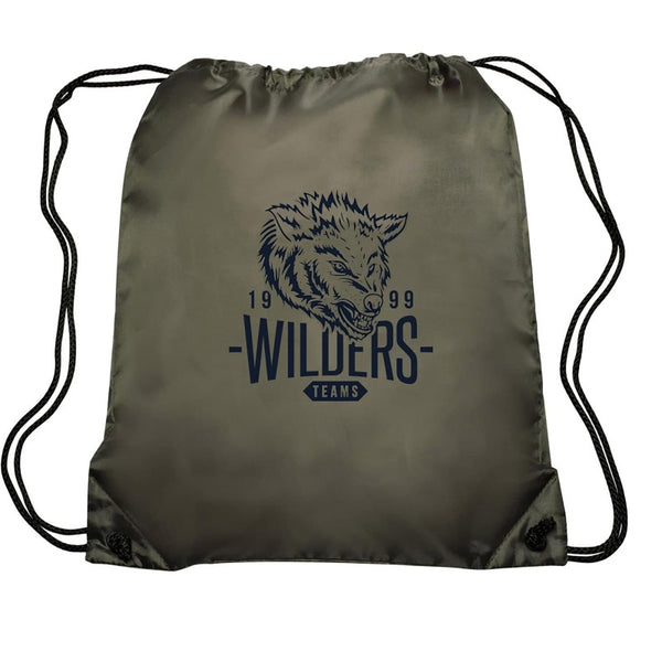 T-GOEZ-1 | Go-Ez Polyester Drawstring Backpack (1 Color Imprint)