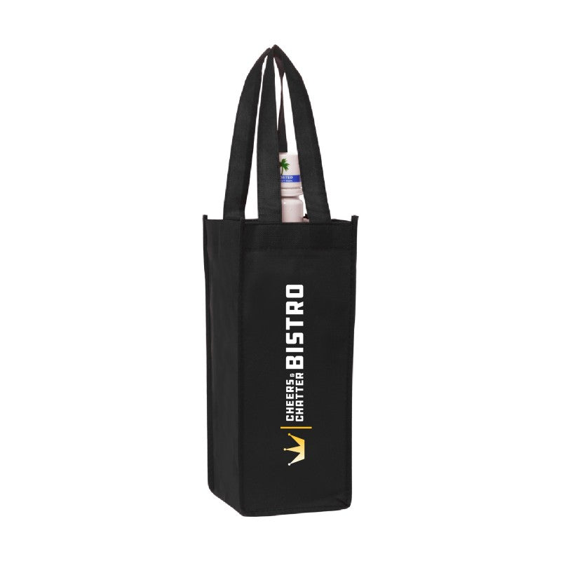 T-HOS-F | Hospitality Non-Woven Wine Bag (Full Color Imprint)