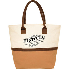 T-WSJT-1 | Two-Tone Jute Window Shopper Tote Bag (1 Color Imprint)