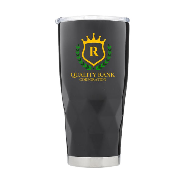 TM20-F | 20 oz. Diamond Stainless Steel Travel Mug (Full Color Imprint)