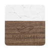 WSSQ-COAST | Acacia and Slate Square Coaster